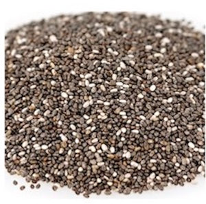 WHOLE BLACK CHIA SEEDS, ORGANIC 25 LB