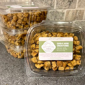Garlic Crunchies Gluten-Free 20 oz (Pack of 4 × 5 oz Containers)